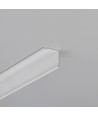 2m aluminium profiel CABI12 DUO E - Wit gelakt, hoek, LED profiel