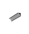 40 stuks 2m aluminium profiel CABI12 E - Zwart geanodiseerd, hoek, LED profiel