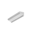 1m aluminiumprofil CORNER10 BC/UX - Obehandlad aluminium, hörn, LED-skena