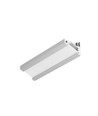 2m aluprofil CORNER10 BC/UX - Anodiseret, hjørne, LED skinne