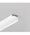2m aluprofil CORNER10 BC/UX - Vitlackerad, hörn, LED-skena