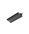 Profilé aluminium 2m CORNER10 BC/UX - Noir anodisé, coin, rail LED