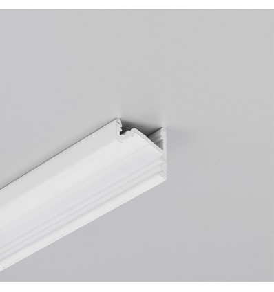 1m aluprofil CORNER10.V2 A1C/U1 - Hvid lakeret, hjørne, LED skinne