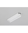 1m aluprofil CORNER10.V2 A1C/U1 - Hvid lakeret, hjørne, LED skinne