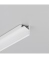 2m aluminium profiel CORNER10.V2 A1C/U1 - Wit gelakt, hoek, LED profiel