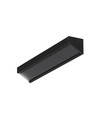 1m aluprofil CORNER10.V2 A1C/U1 - Sort anodiseret, hjørne, LED skinne