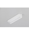 2m aluprofil CORNER10.V2 A1C/U1 - Vit lackerad, hörn, LED-skena