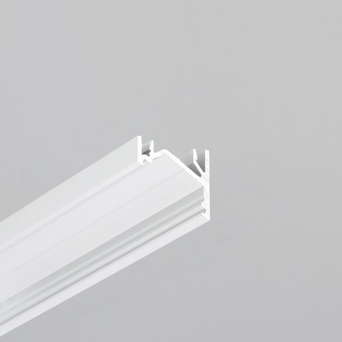 Profilé en aluminium 1m CORNER12.V2 EF/U - Blanc laqué, angle, rail LED