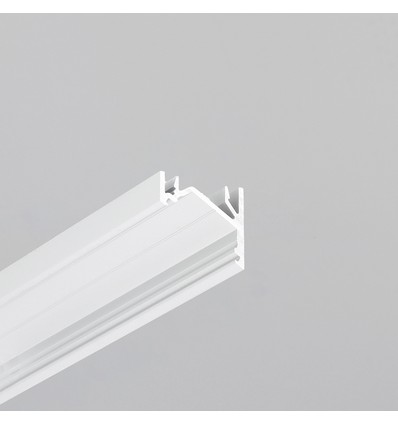2m aluminium profiel CORNER12.V2 EF/U - Wit gelakt, hoek, LED profiel