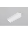 2m aluminium profiel CORNER12.V2 EF/U - Wit gelakt, hoek, LED profiel