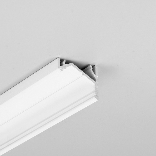 Profilé en aluminium 2m CORNER16.V2 AC-6/TY - Blanc laqué, angle, rail LED