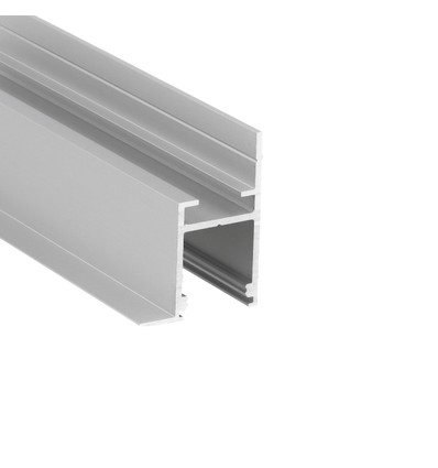Profilé en aluminium 2m FRAME14 BC/Q - Anodisé, encastrable, rail LED