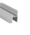 Profilé en aluminium 2m FRAME14 BC/Q - Anodisé, encastrable, rail LED