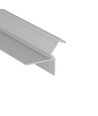1m aluminium profiel GLOW12 DOWN A1C - Geanodiseerd, inbouw, LED profiel