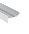 2m aluminiumprofiel GLOW12 UP A1C - Onbehandeld aluminium, inbouw, LED-profiel