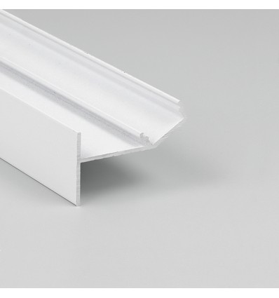 2m aluprofil GLOW12 UP A1C - Hvid lakeret, indspartling, LED skinne