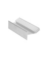 2m aluminiumprofiel GLOW12 UP A1C - Onbehandeld aluminium, inbouw, LED-profiel