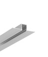 1m aluminium profiel HIDE10 C4 - Geanodiseerd, inbouw, LED profiel