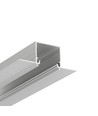 1m aluminium profiel LINEA-IN20 TRIMLESS EE7F - Geanodiseerd, inbouw, LED profiel