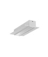 Profilé en aluminium 1m LINEA-IN20 TRIMLESS EE7F - Aluminium brut, encastrement, rail LED