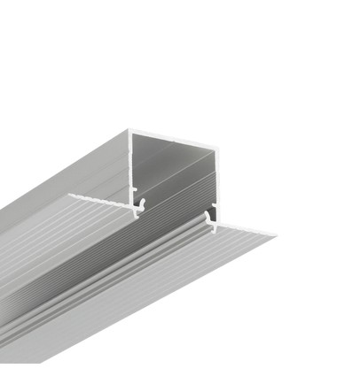 Profilé en aluminium 2m LINEA-IN20 TRIMLESS EE7F - Anodisé, encastrable, rail LED