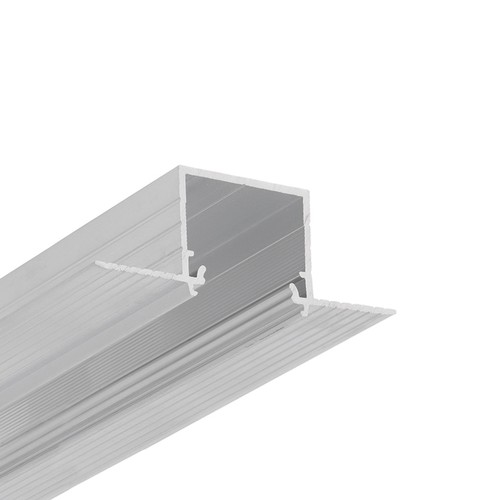 2m aluprofil LINEA-IN20 TRIMLESS EE7F - Ubehandlet aluminium, innsparkling, LED skinne