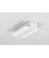 Profilé aluminium 2m LINEA-IN20 TRIMLESS EE7F - Blanc laqué, encastrable, rail LED