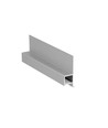 1m aluminium profiel OMNI10 AC2 - Geanodiseerd, inbouw, LED profiel