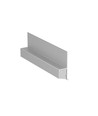 1m aluminium profiel OMNI10 AC2 - Geanodiseerd, inbouw, LED profiel
