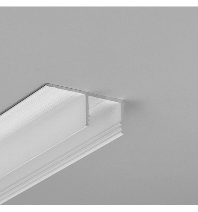 2m aluminium profiel PLANE14 SIDE BC3 - Wit gelakt, inbouw, LED profiel