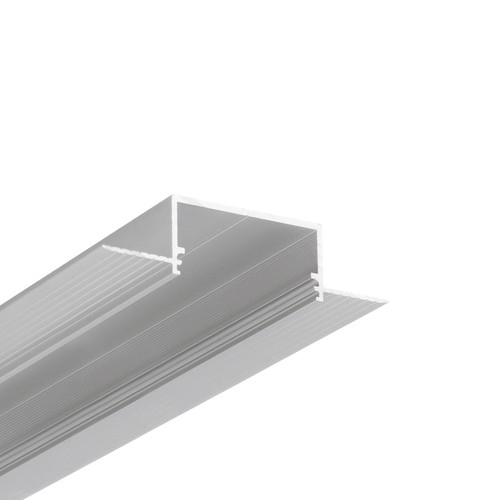 1m aluprofil VARIO30-04 ACDE-9 - Anodiseret, indspartling, LED skinne