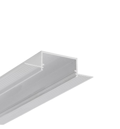 2m aluprofil VARIO30-04 ACDE-9 - Ubehandlet aluminium, indspartling, LED skinne