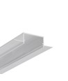 2m aluminiumprofil VARIO30-04 ACDE-9 - Obelagd aluminium, inbyggnad, LED-skena