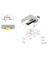 2m aluminium profiel VARIO30-04 ACDE-9 - Geanodiseerd, inbouw, LED profiel