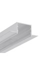 Profilé en aluminium VARIO30-05 ACDE-9 de 1m - Aluminium brut, encastrement, rail LED