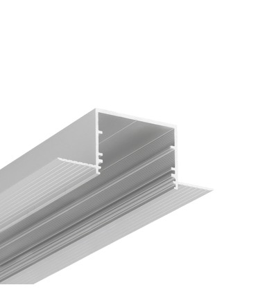 Profilé en aluminium VARIO30-05 ACDE-9 de 2m - Anodisé, encastrable, rail LED