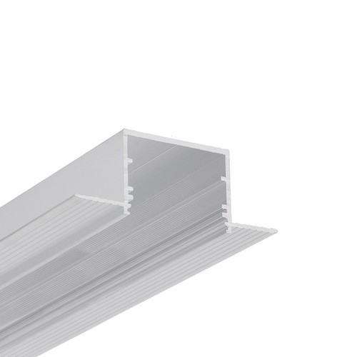 2m aluprofil VARIO30-05 ACDE-9 - Ubehandlet aluminium, indspartling, LED skinne