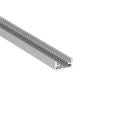 Profilé en aluminium 2m FLOOR8 K - Anodisé, profilé carrelage, rail LED