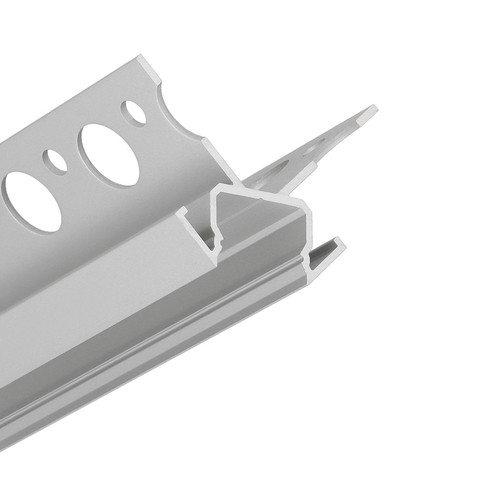 1m aluminium profiel UNI-TILE12 270GR C PLUS - Geanodiseerd, tegelprofiel, LED profiel