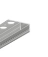 2m aluminium profiel UNI-TILE12 180GR C PLUS - Geanodiseerd, tegelprofiel, LED profiel