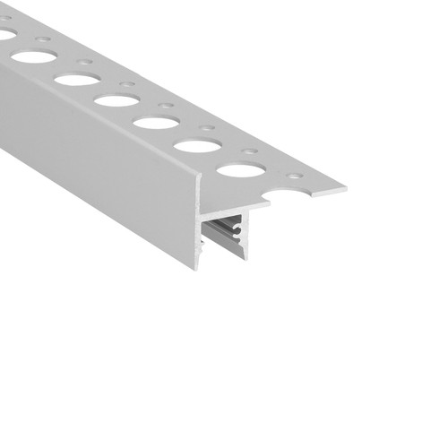 Profilé en aluminium 1m UP-TILE10 A - Anodisé, profilé carrelage, rail LED