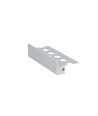 Profilé en aluminium 2m UP-TILE10 A - Anodisé, profilé carrelage, rail LED