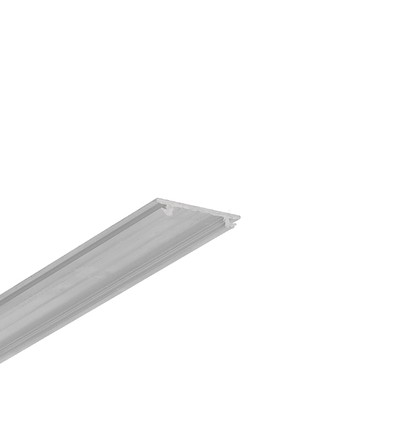 1m aluprofil ARC12 CD/U5 - Ubehandlet aluminium