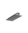 Profilé en aluminium 1m BACK10 A/UX - Laqué noir
