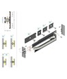Profilé en aluminium 2m BACK10 A/UX - Aluminium brut