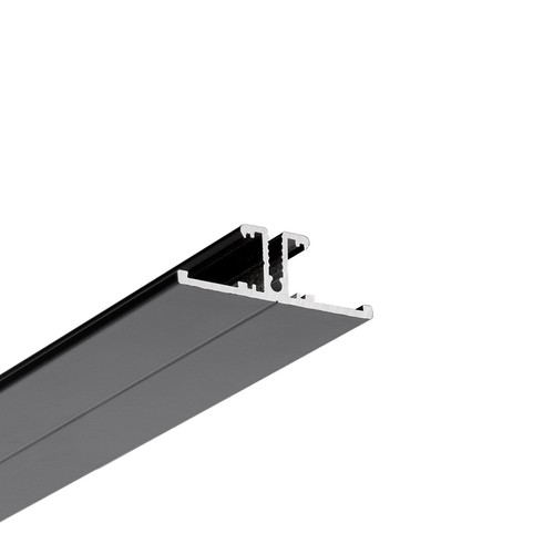 Profilé en aluminium BACK10 A/UX 2m - Laqué noir