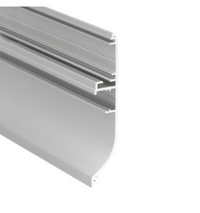 1m aluminium profiel SKIRT10 AC2/Q9 - Geanodiseerd