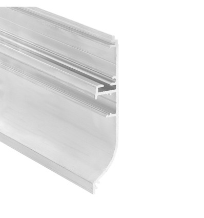 2m aluminiumprofil SKIRT10 AC2/Q9 - Ubehandlet aluminium