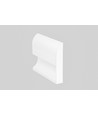 2m aluminium profiel SKIRT10 AC2/Q9 - Wit gelakt