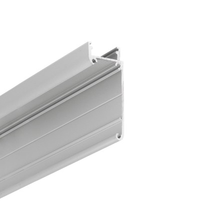 1m aluprofil WALLE12 BCD - Anodiseret